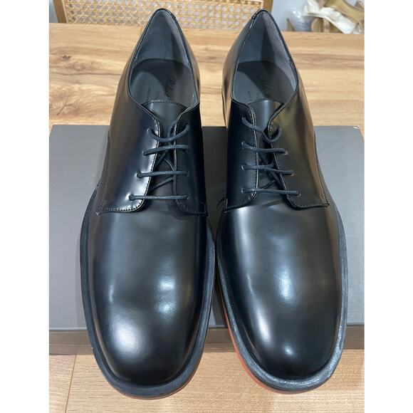 Robert Clergerie Robert-DL Oxford Dress Shoe Black Glazed Leather Size 11 US NIB main image 12